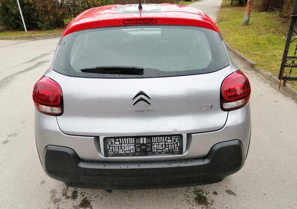 Citroen C3 cena 44500 przebieg: 68656, rok produkcji 2019 z Krasnystaw małe 352